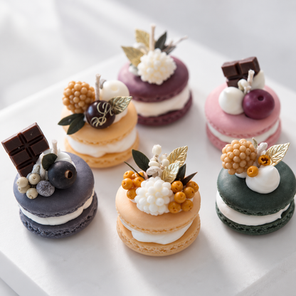 Mini Macaron Candle Collection
