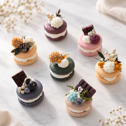 Mini Macaron Candle Collection