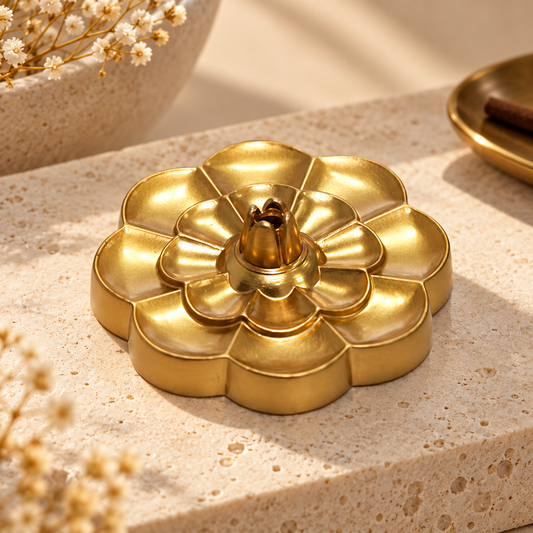 Gold-Incense Holder